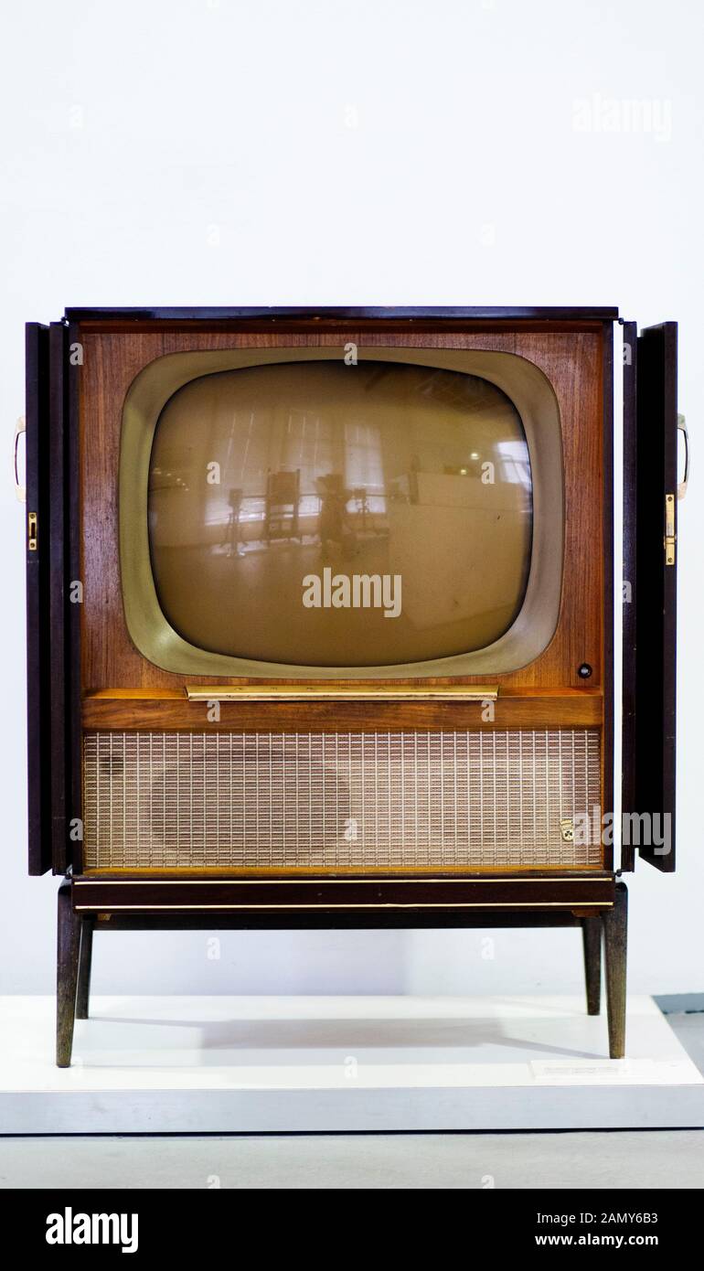Annata TV Foto Stock