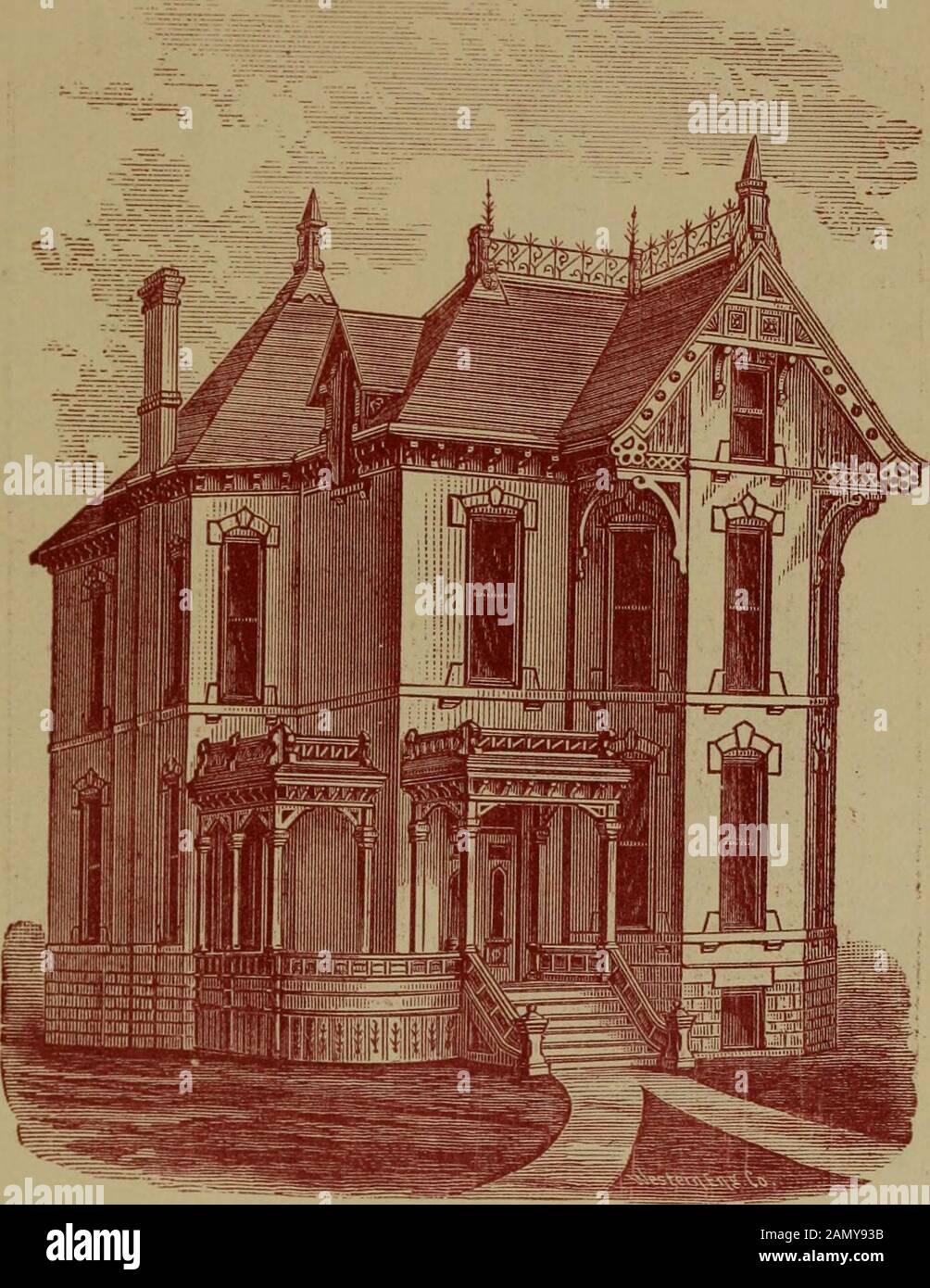 Le nostre case e i loro ornamenti; . Fig. 25.. Fig. 26. Foto Stock