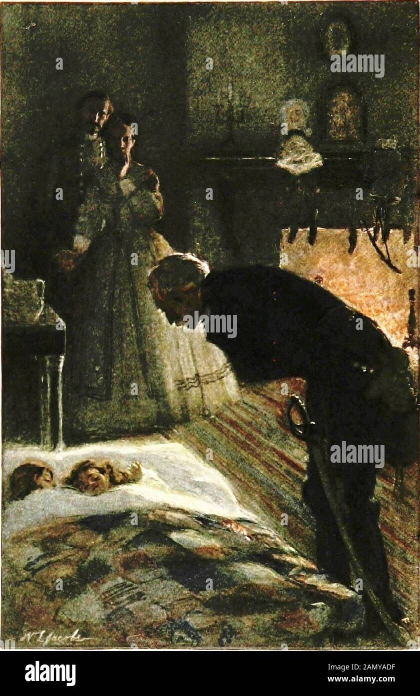 Un catturato Babbo Natale . da Richmond;e nel frattempo, come abbiamo, ma indifferentaccommodations qui, devo ri-ricerca di considerare Holly Hill come yourplace di confinamento. Sarai così gentile da trasmettere i miei rispetti alla signora Stafford e al suo giovane eroe. Bob, e makegood la mia parola a quei due piccoli commis-sioners di scambio, a chi mi sento alcuni-che cosa ha commesso? Tenne la mano. Vi auguro buon Natale e un anno nuovo. 81. Oltre Evelyn si chinò silenziosamente. A CAPTUREDSANTA CLAUS DI THOMAS NELSON J&GT;AGE CON ILLUSTRAZIONI DI W. L. JACOBS CHARLES SCRIBNERS SONSNEW YORK::: Foto Stock