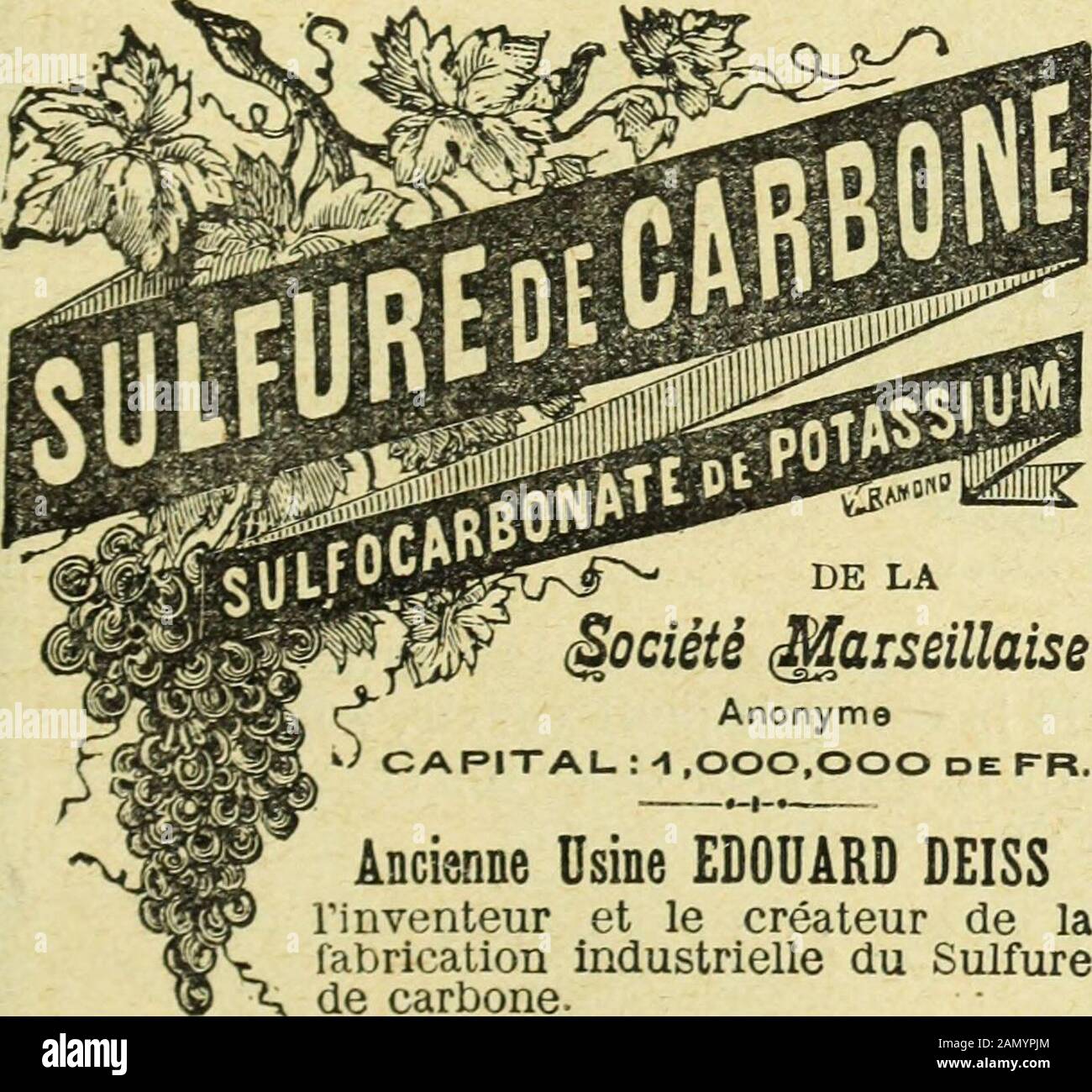 Revue de viticulture : organe de l'Agriculture des régions viticoles . distance en tons sensproduisent des nuages artificiels quiempêchent le rayonnement et préser-vent entièrement les ceps et les arressuficos. CES appareils se placentalavance, ils résistent au feu ainsiquaux intempéries et sont inusables.Lallumage se fait très rapidement. Goudronnière Simple de 3 à 4 litri Durée de combustion 1 h. 1/2 0,65 - 3 h. 1.10 Oléo-fumigateur 3 litri 1/2 Durée de combustion 3 h. 1.40 Oléo-fumigateur rond, 2 litri Durée de combustion 3 h. 1.10 Livraison franco Demballage en gare de Decize. Hui Foto Stock