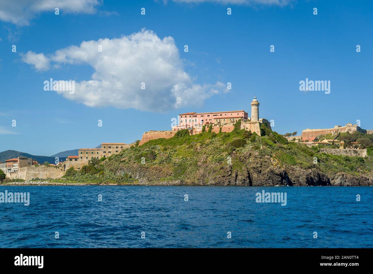 Portoferraio, Isola D'Elba, Italia Foto Stock