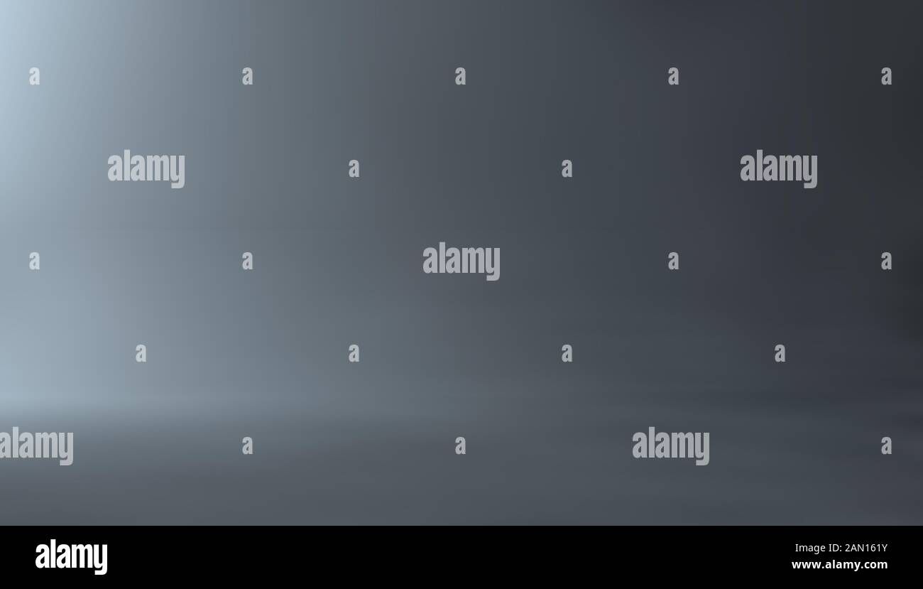 Spazio vuoto fondo pavimento.luce solare e luce studio.Design posteriore Vuoto.illustrazione 3d Foto Stock