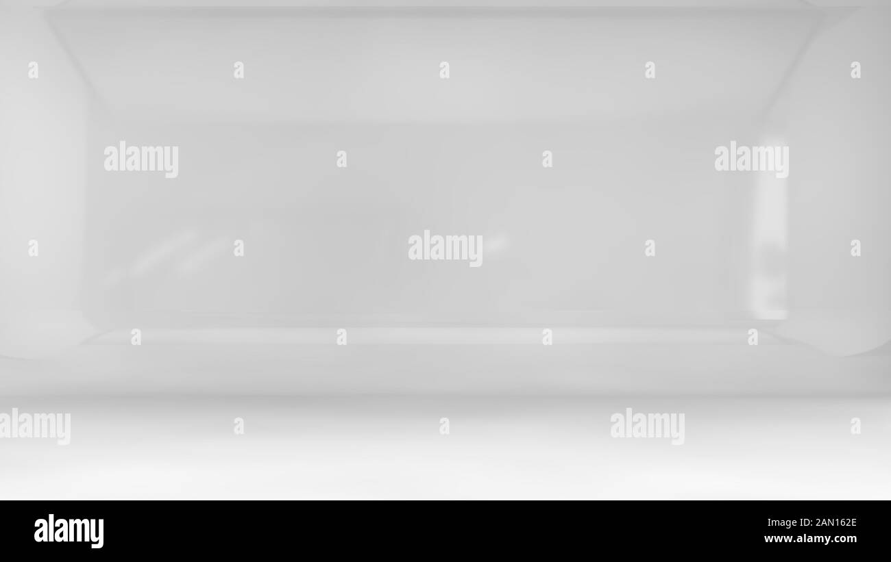 Spazio vuoto fondo pavimento.luce solare e luce studio.Design posteriore Vuoto.illustrazione 3d Foto Stock