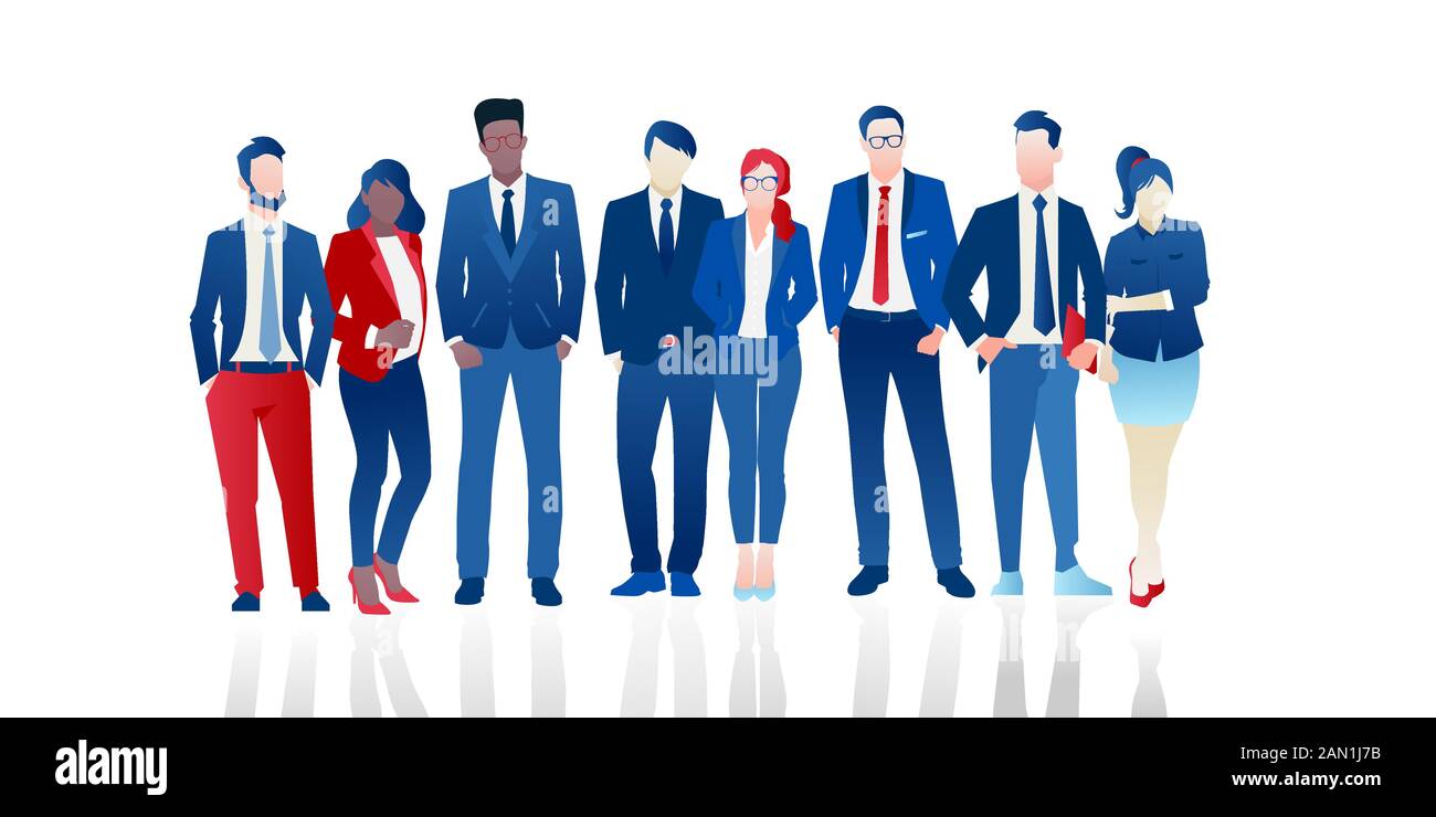 Vettore di un team di uomini d'affari uomini d'affari e uomini d'affari su sfondo bianco Illustrazione Vettoriale Vettore di un team di uomini d'affari uomini d'affari e uomini d'affari su sfondo bianco Illustrazione Vettoriale