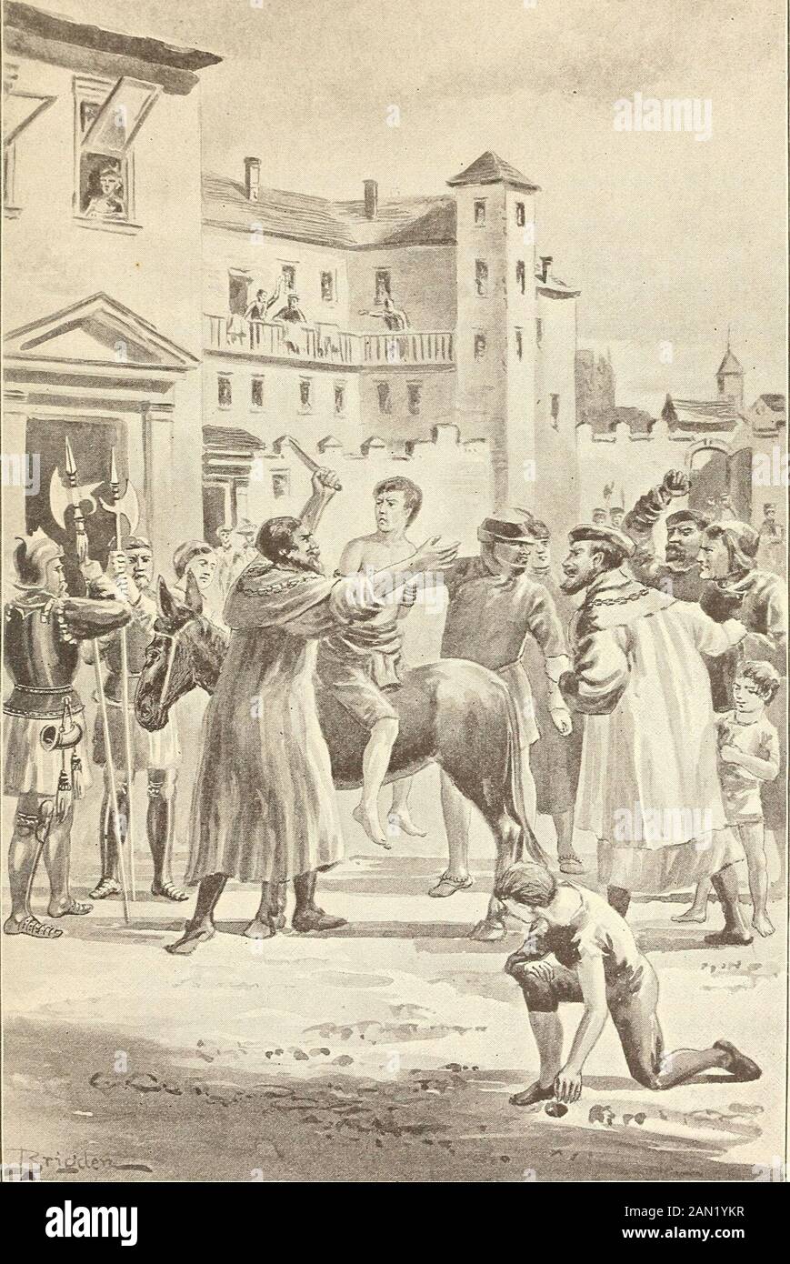 Eroi e martiri cristiani . Aboutto prenderlo via, ha gridato, Mio signore, vi prego di soffrirmi di parlare due parole. Il vescovo inizialmente non lo avrebbe sentito, e badehim andare. Ma essendo persuaso dagli amici di Hollands, disse finalmente: "Parla, allora, che hai da dire?". L'Olanda allora rispose: "mio signore, la tua autorità è da Dio, e solo dalla sua sofferenza; io vi dico che Dio ha udito la preghiera degli issati che perseguitiate". Ma questo oserei dire, chatGod abbrevia la tua mano di crudeltà, in modo che tu non molesterai questa chiesa. E questo si vedrà in breve tempo. Per presto theresh Foto Stock