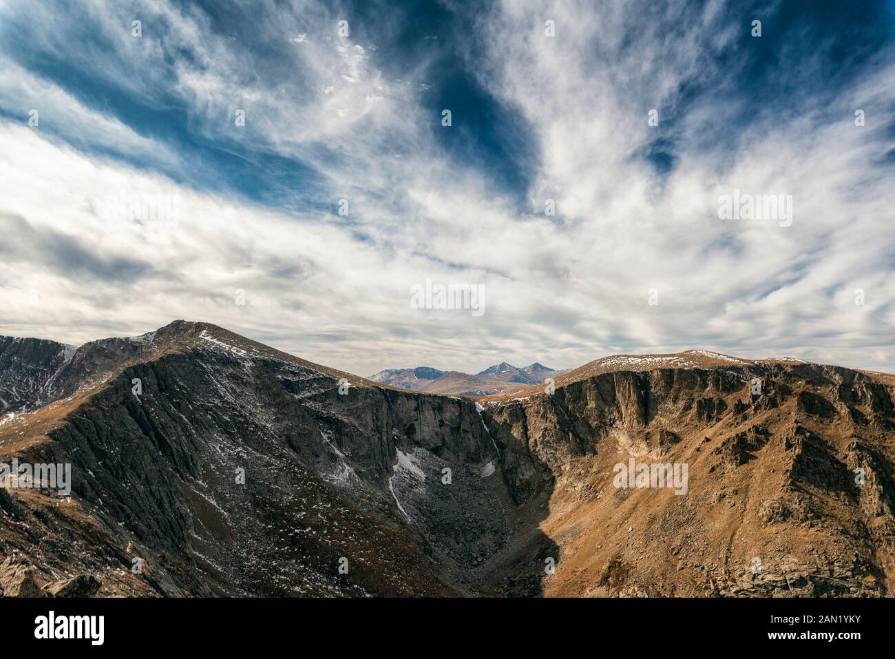 Paesaggio delle Montagne rocciose in Colorado Foto Stock
