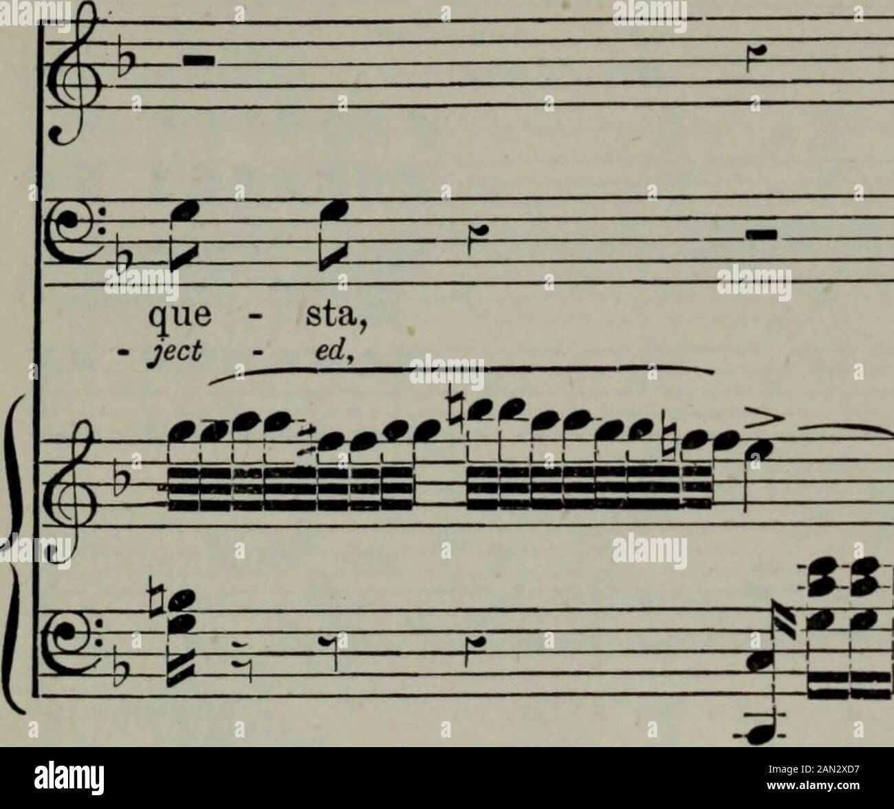 Don Pasquale : opera in tre atti . Mi* ^5 - v m ho da pian - ge-re, mi Scioglierò in lacrime, da sob gn - e 0 0 *==ML ^&3fi3fi=fr. No, no, no, no, 710, 710, 710, 710, 710, i .^ Stt 552525 5 fej n. i/j*^pi Foto Stock