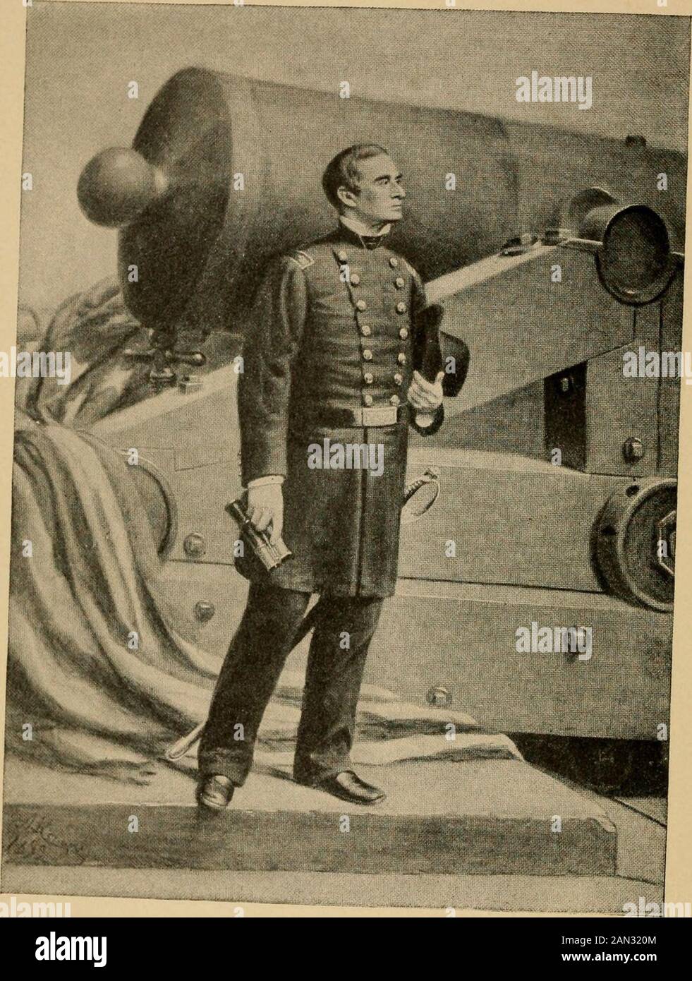 Major Robert Anderson E Fort Sumter, 1861 . Foto Stock