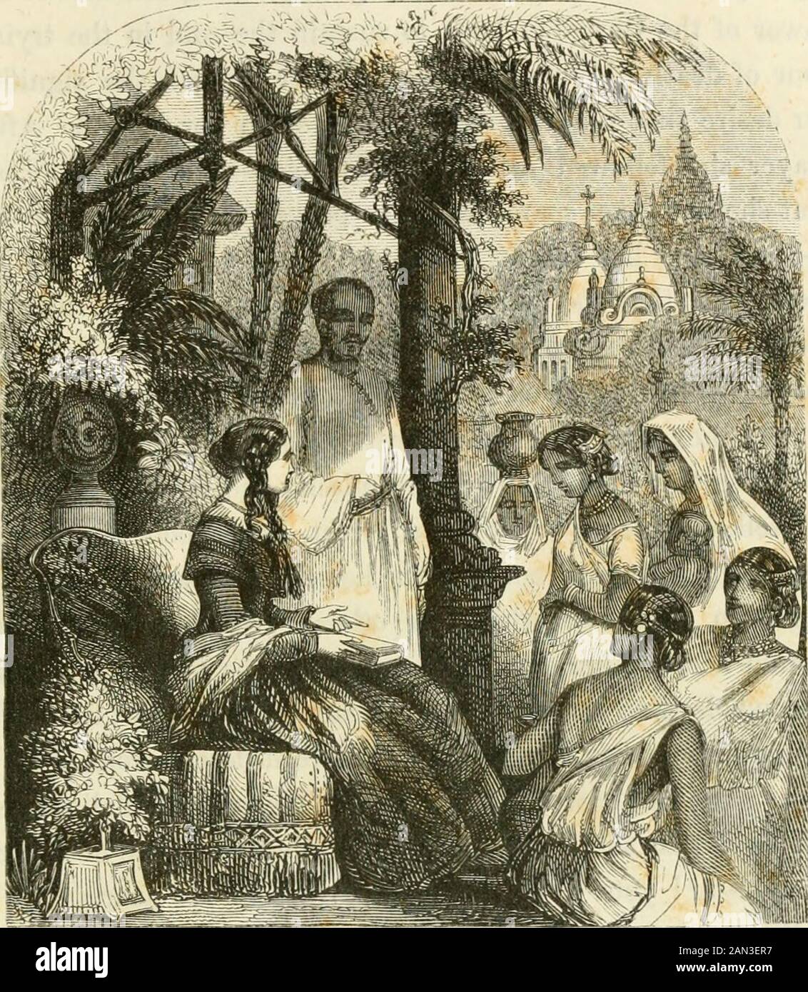 Memoriale missionario americano : inclusi bozzetti biografici e storici . missionario ; amava il suo lavoro ; aveva la sua piccola girlsschool; teneva i suoi incontri settimanali di preghiera con le donne ; spesso assemblava i servi, e disse tutto ciò che poteva urgeloro di accettare la salvezza attraverso Cristo. Ogni opportunità fu prontamente abbracciata per condurre coloro che la circondano ad attardare le loro anime interessi eterni. Facendo riferimento a una di queste interviste, dice, ho cercato di essere fedele. OH, sembrava che la mia lingua avrebbe infrangere Tamul; ma le parole non sarebbero venuto. Se prego per ogni thingearly, Foto Stock