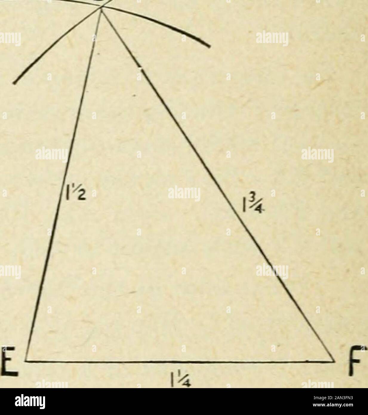 Geometria del piano elementare : induttiva e deduttiva / di Alfred Baker .  Regolare lo smusso, o il goniometro, all'angolo A,e anche all'angolo D, e  confrontare con attenzione i riferiodi di questi