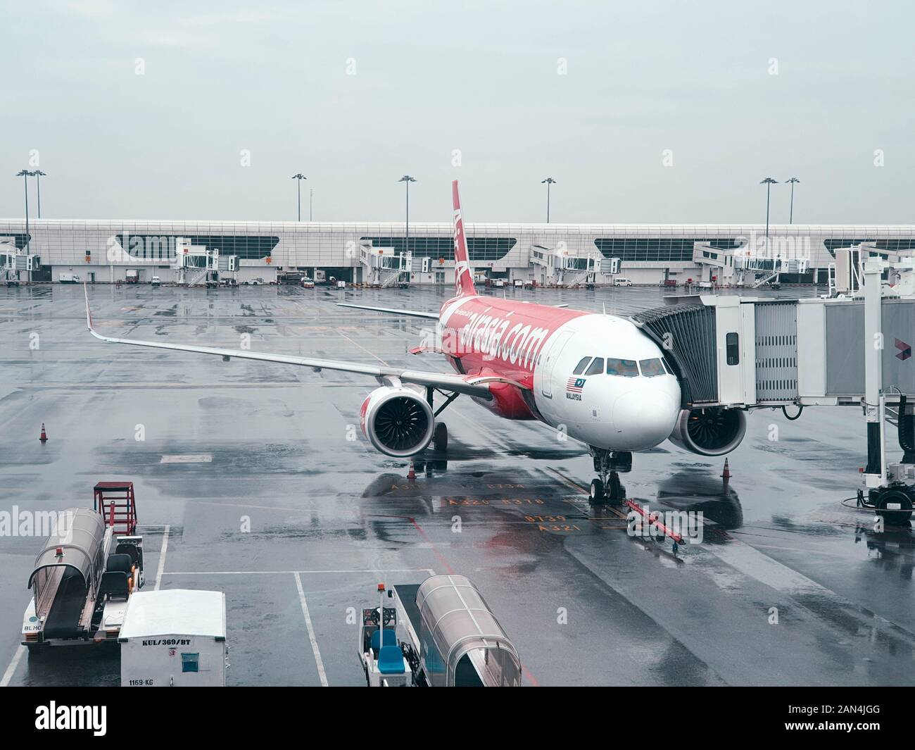 AirAsia Airbus A320-251N 9M-RAB Foto Stock