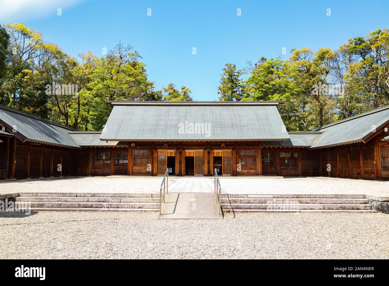 Gokoku Santuario in Hikone, shiga, Giappone Foto Stock