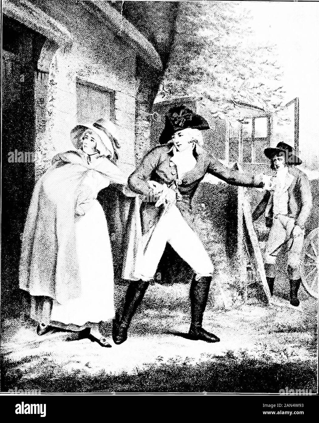 George Morland; la sua vita e le sue opere . [Dalla stampa colorata.I^^TITIA SERIE.-I. La felicità domestica.. [Dalla stampa colorata.I^^TITIA SERIE.-II. Il ELOPEMENT. f^^ Foto Stock