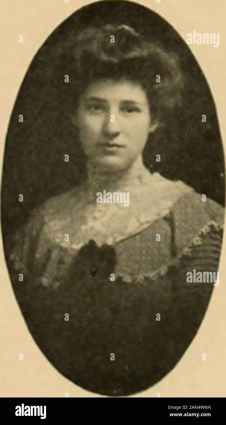 Classe di 1902 Classbook . Grazia Evelyn Merrill 39 Abbott St. Lawrence, Messa.. Virginia Elizabeth Moore92 1 Holmes San,Kansas City, Mo. Foto Stock