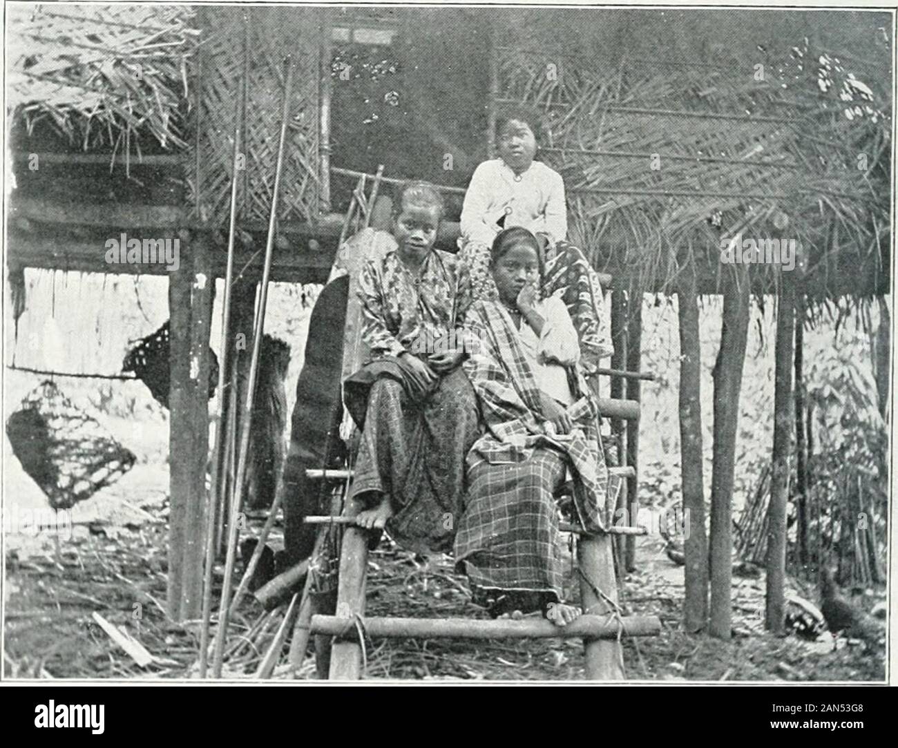 Gare pagana della penisola malese . (Jkoii al Pka Lantki. Klang. MGresc. WoMKN a Pra Lantki, Klakc MCregor 796 Foto Stock
