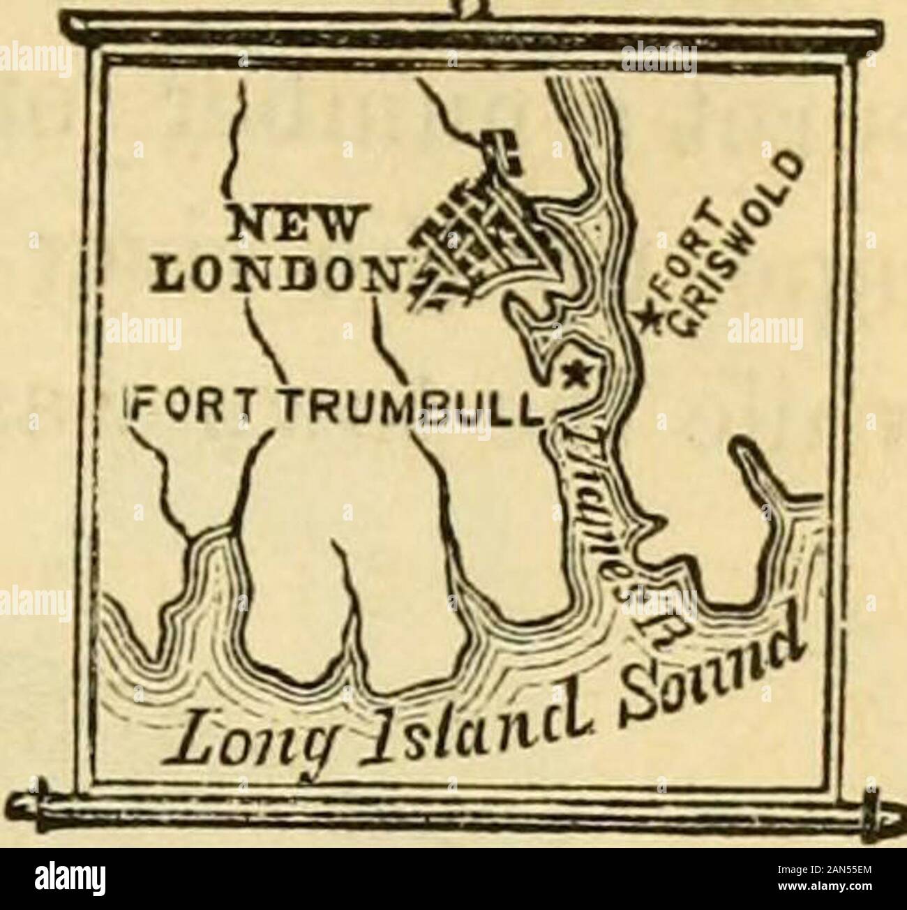 Una scuola pittorica la storia degli Stati Uniti; a cui si aggiunge la dichiarazione di indipendenza e la costituzione degli Stati Uniti a trovare troppo tardi per adottare qualsiasi directmeasures contro il grande movimento verso sud in cui la XXIV. Domande.-86. Ciò che è detto di Cornwalliss operazioni durante la somma-mer di 17S1 ? ST. Che cosa aveva Lafayette ha cercato di fare? XXV. SS. In quale direzione è stato inviato a Cornwallis ? 89, perché egli ha diretto in modo ?90. Come ha fatto Cornwallis ubbidire? 91. Tlow è Yorktown situato? 92. In che cosa direc tion è Yorktown da Hampton? (Vedi mappa, p. 200.) XXVI. 93. Perché Washi Foto Stock