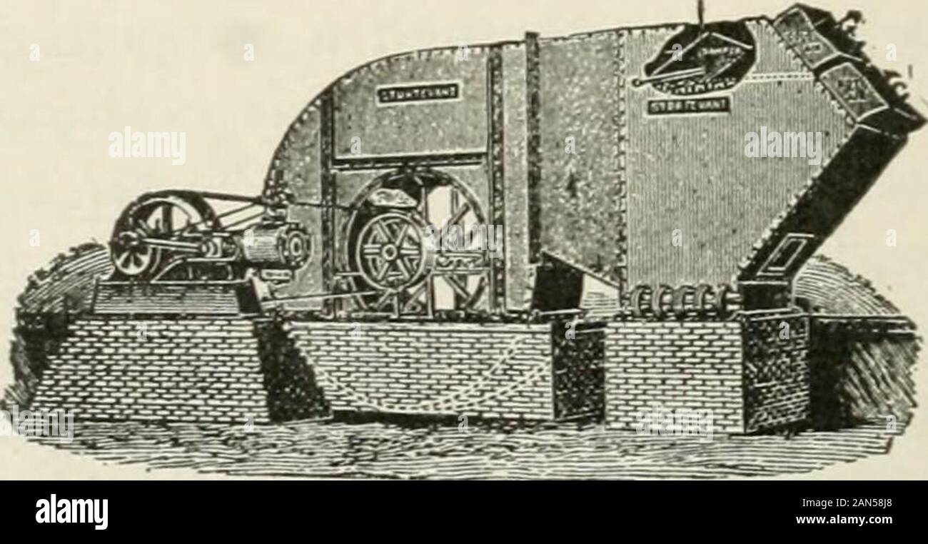 Riscaldamento e ventilazione di edifici : un manuale per il riscaldamento di ingegneri e architetti . Fig. 245.-DISPOSIZIONE DEL VENTILATORE E IL RISCALDAMENTO, MECCANICA DI SISTEMI DI VENTILAZIONE. 381 Fig. 245 viene mostrato un altro stylo del ventilatore e il riscaldamento in cuiè di aria fredda, la canna fumaria è situato al di sopra della hot-aria canna fumaria. 168. Volume- o la regolazione-ammortizzatori.-Questi dampersare utilizzati nel luogo in cui le canne fumarie orizzontale per acqua calda e coldair entrare a far parte di una canna fumaria verticale che conduce alla camera di essere riscaldata.Questi smorzatori sono realizzati in una varietà di modi, ma in tale amanner che una canna fumaria sarà aperta come le altre è chiuso, SOA per fornire lo scarico di Foto Stock