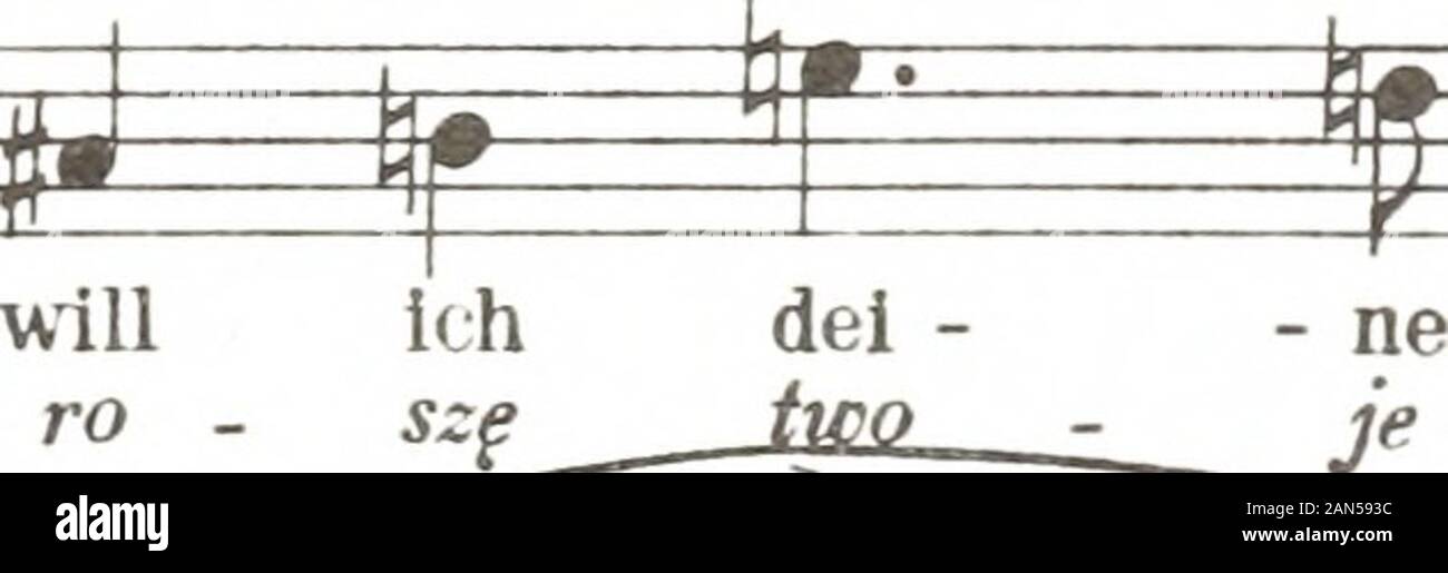 Hagith : Oper in einem Aufzug von Felix Dörmann : OP25 . re! Mit Trä - tendere. "Rf.Ar. ho -b?a- re!gaml Patrz, Trä - nen?za - mi w^^ rjrr ho Wi^ Foto Stock