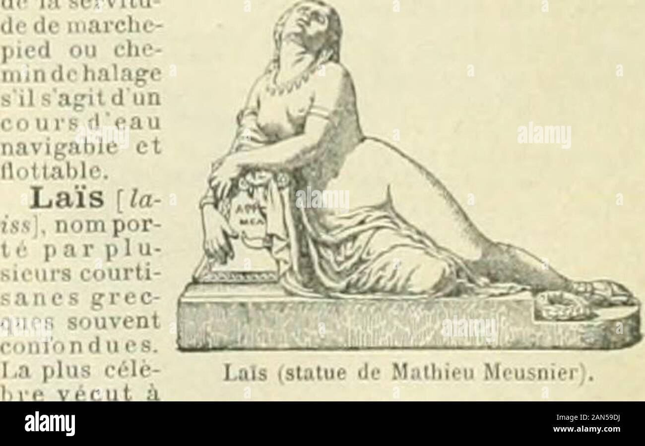 Larousse universel en 2 volumi; nouveau dictionnaire encyclopédique publié sous la direction de Claude Augé . eprésentation des scènes mythologiques. Figlio colouris est agréable, mais sans vigueur,Avec lui iniziare la décadence de lart holla lais [U]n, tu. (De laisser Jeune baliveau en Ré-servire, ce que la mer ou une rivière donne daccroîs-.i terreni delle Nazioni Unite.Eni ïcl. Il dott. Les lais et relaj ? De mi r appartien-nent un dominio- prîi - de lEI il par droit 1 acci Les lais se forment soi! Naturellement, suolo parsuite de Travaux Dart. Il faul ipour détacher dei terrai] du rivagi I I I trer dans le co ierci le Foto Stock