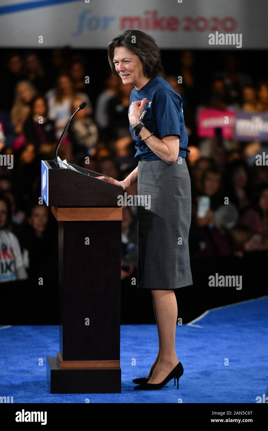 Mike Bloomberg "Donne per Mike' movimento evento kickoff, elezioni presidenziali americane di campagna elettorale, lo Sheraton Hotel, New York - 15 Gen 2020 - Diana Taylor Foto Stock