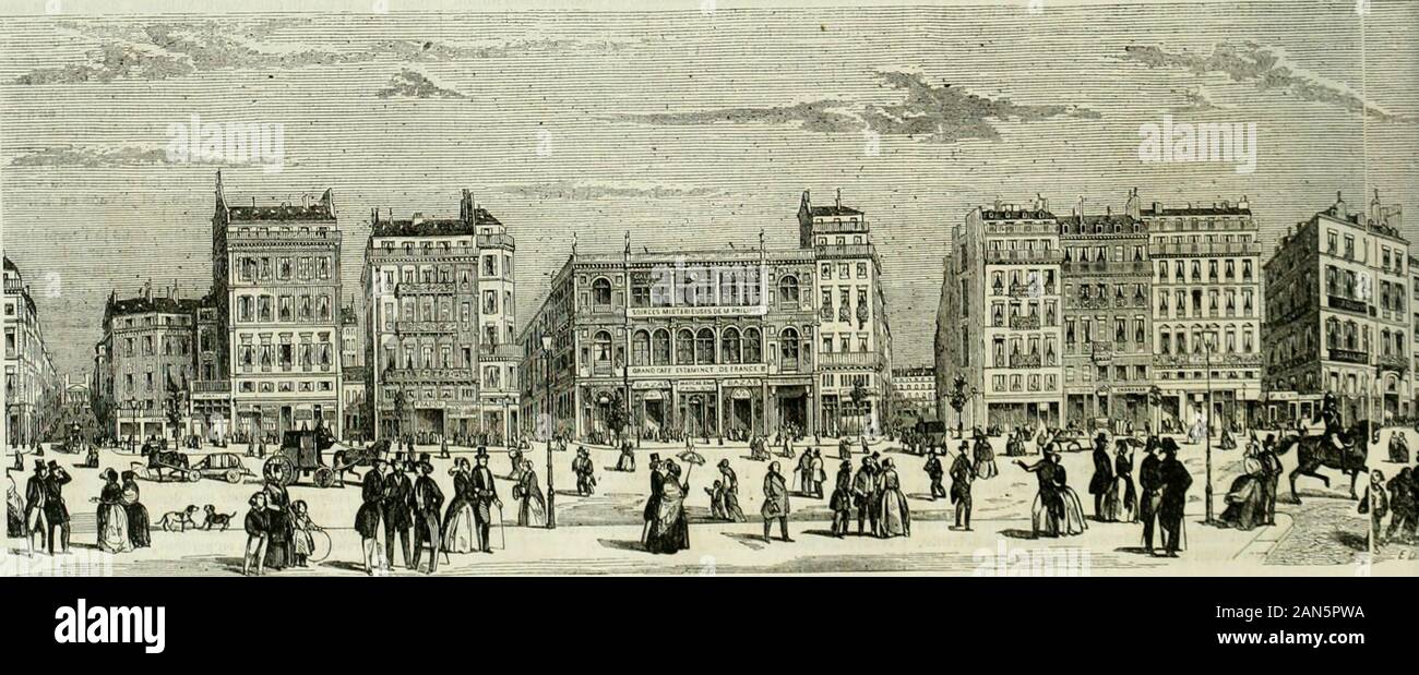 L'illustrazione : ufficiale universel . ( Rue du Faubourg-Montruarlre. ) LlnlI.EV Mlli IIHWB-SOIVELLE.. ( Hue Hauteville ; au fond, égliseSsjnt-Yinceut-de-Paolo. ) Bi Bonne-Nouvelle n. ) ( Rue Mai LILLUSTRATION, JOURNAL UNIVERSEL. Architettura 105 PAR M E. Renard, figura PAR M. preposto. BOULEVARD M0NTMABTRE. Foto Stock