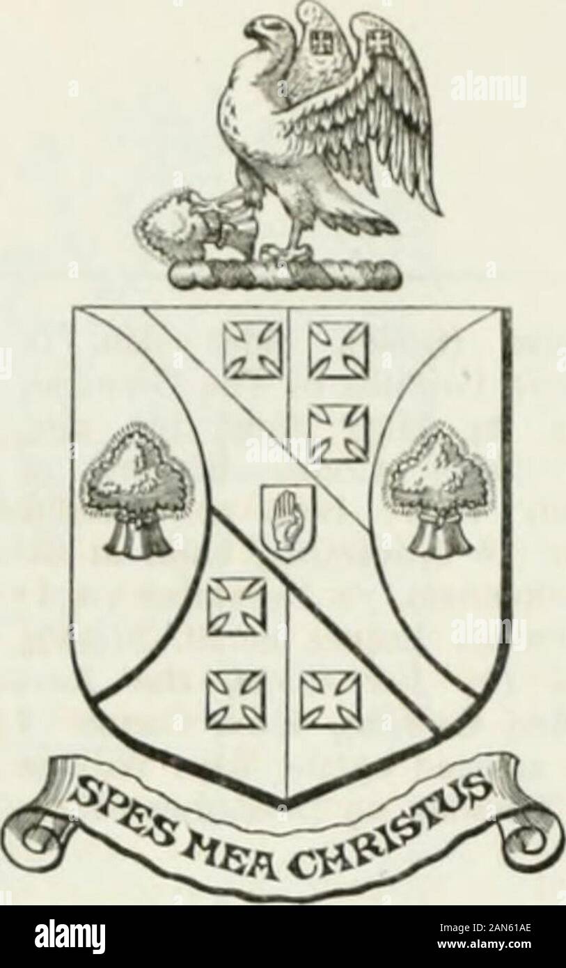 La Visitazione di Inghilterra e Galles . che abbiamo "ricevuto" il precedente daywhile equitazione in marzo prima FreeHunters siepi, Sandown Park, invecchiato28, sabato scorso, ho Marzo, bur. a Prestbury5 marzo 1890. Adinon era concesso atGloucester 14 maggio 1890, a WilliamFrederick Reynolds Boyce, fratello. Margaret Matilda Hoyle eldestdau. di Henry Fisher di né legno a Grange, Co. York, bySarah Hoyle sua moglie, dau. ofJames Tibbitts di 77 MeadowStreet, Sheffield, co. York;nato a Norwood Grange 19Agosto i860; marr. Da speciallicense a St. Georges, Han-over Square, Londra (da theRev. Norman Wilfrid Shelton,assistita dal Foto Stock