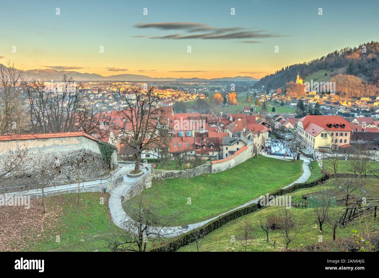 Skofja Loka, Slovenia Foto Stock