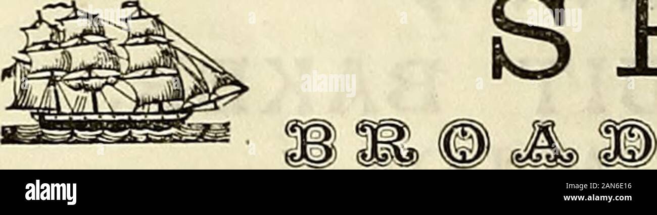 Il Alloa illustrato famiglia almanacco, district directory e registro generale per la contea di Clackmannan per 1887 . Avviso. E Soirees Pic-Jfics fornito. Torte calde ogni sabato. ® ^m FIMILY BAKER, ^ f 55 Mill Street, ALLOA. 3Ecco!)n iMHtnnon, ^^INDOW ®LIND S^ANUFACTUKER,26 Primrose Street, ALLOA, veneziane, schermi di filo, panno tende, in tutti i tipi di stili. Vecchio VENEZIANE EE-verniciato EEPAIEED AUD, &c. 1887-pubblicità-Alloa illustrato Almanacco famiglia-1887 ROYAL OAK HOTEL, luogo di Wellington, ALLOA WILLIAM REID, locatario, supplica rispettosamente per tornare grazie per il patronato che Foto Stock