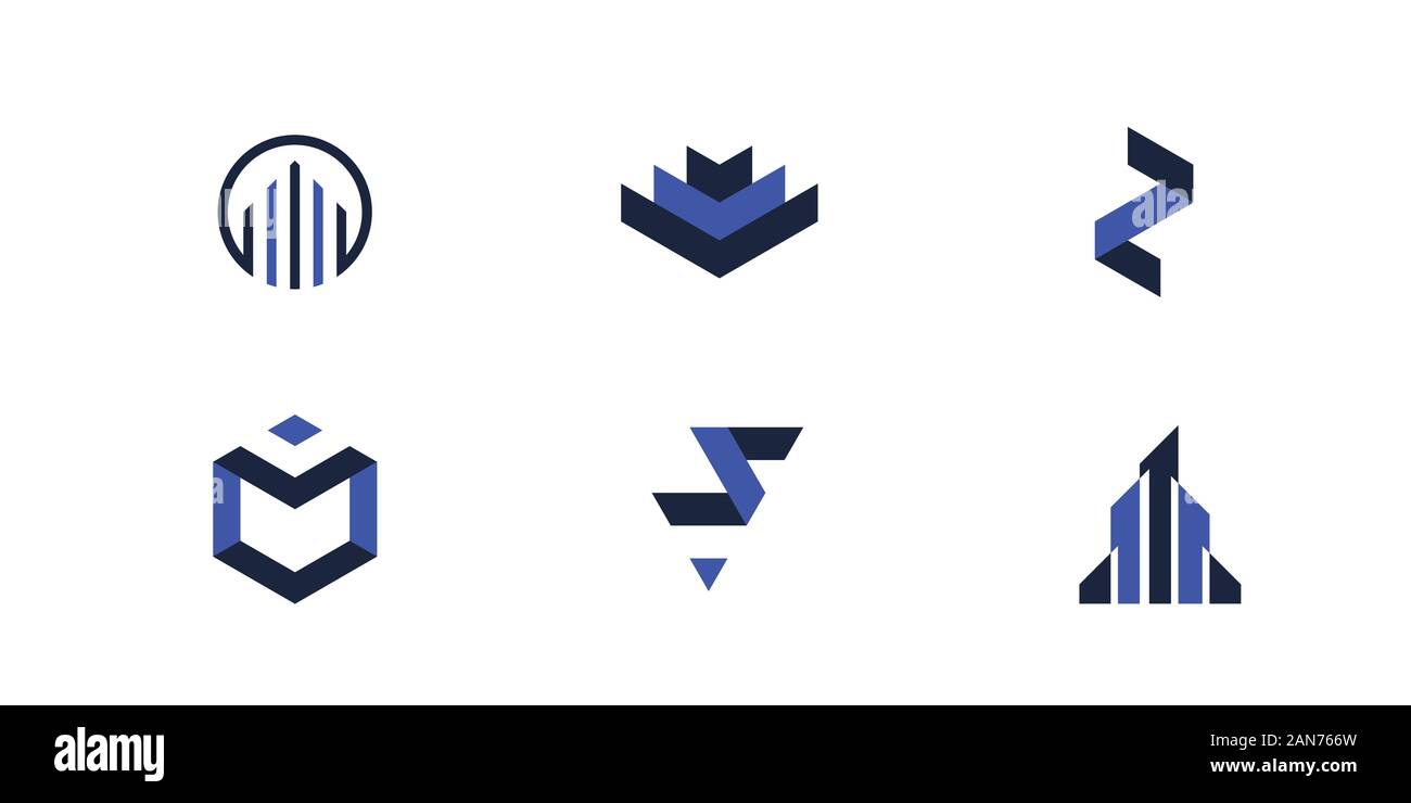 Un unico logo che possono aiutare il vostro business a crescere fino Illustrazione Vettoriale