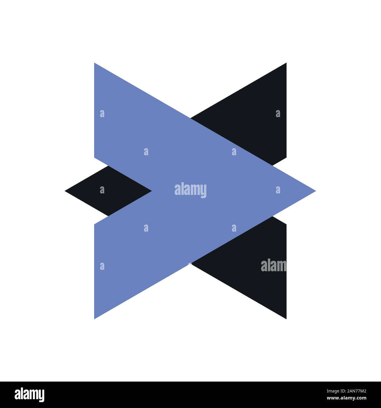 Un logo unico che può aiutare il vostro business a crescere fino Illustrazione Vettoriale