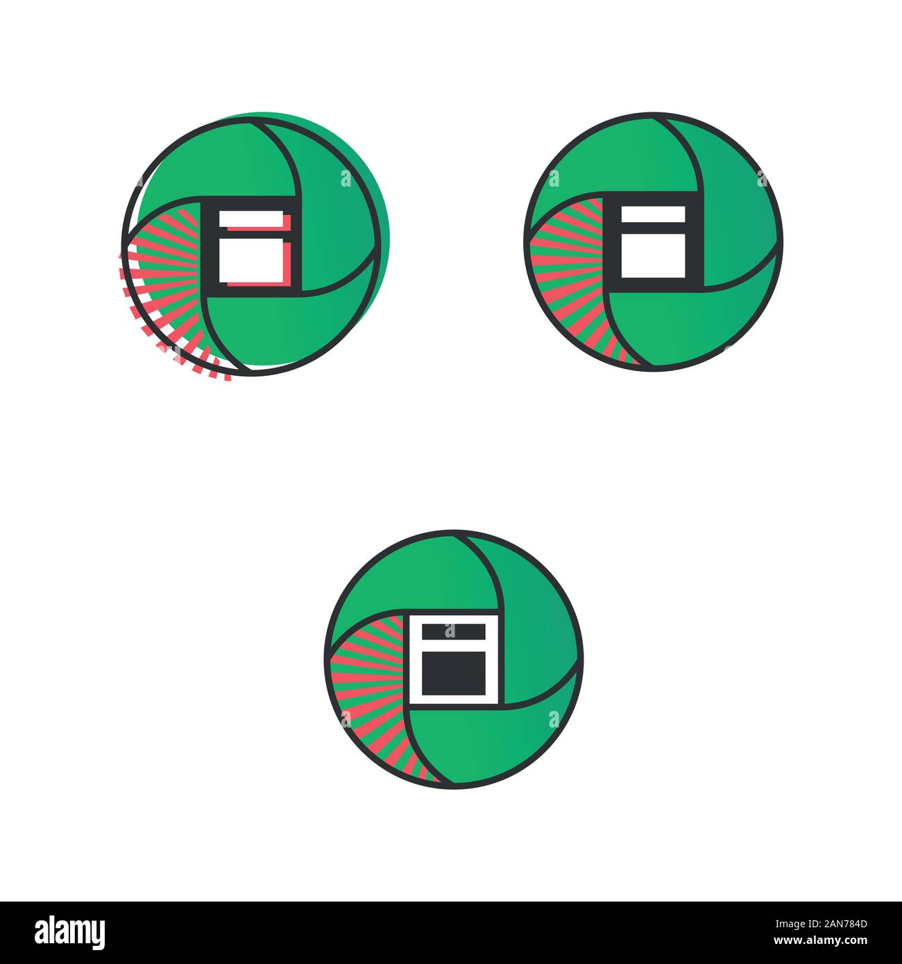 Un logo unico che può aiutare il vostro business a crescere fino Illustrazione Vettoriale