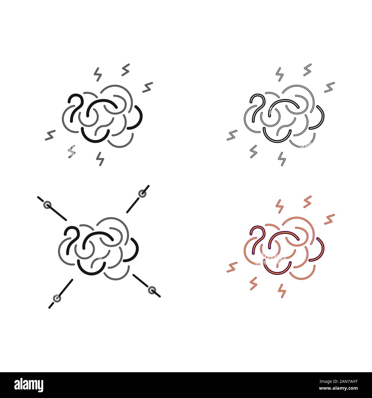 Un logo unico che può aiutare il vostro business a crescere fino Illustrazione Vettoriale