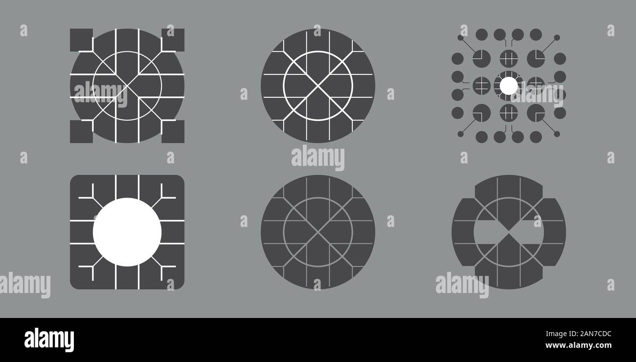 Un logo unico che può aiutare il vostro business a crescere fino Illustrazione Vettoriale