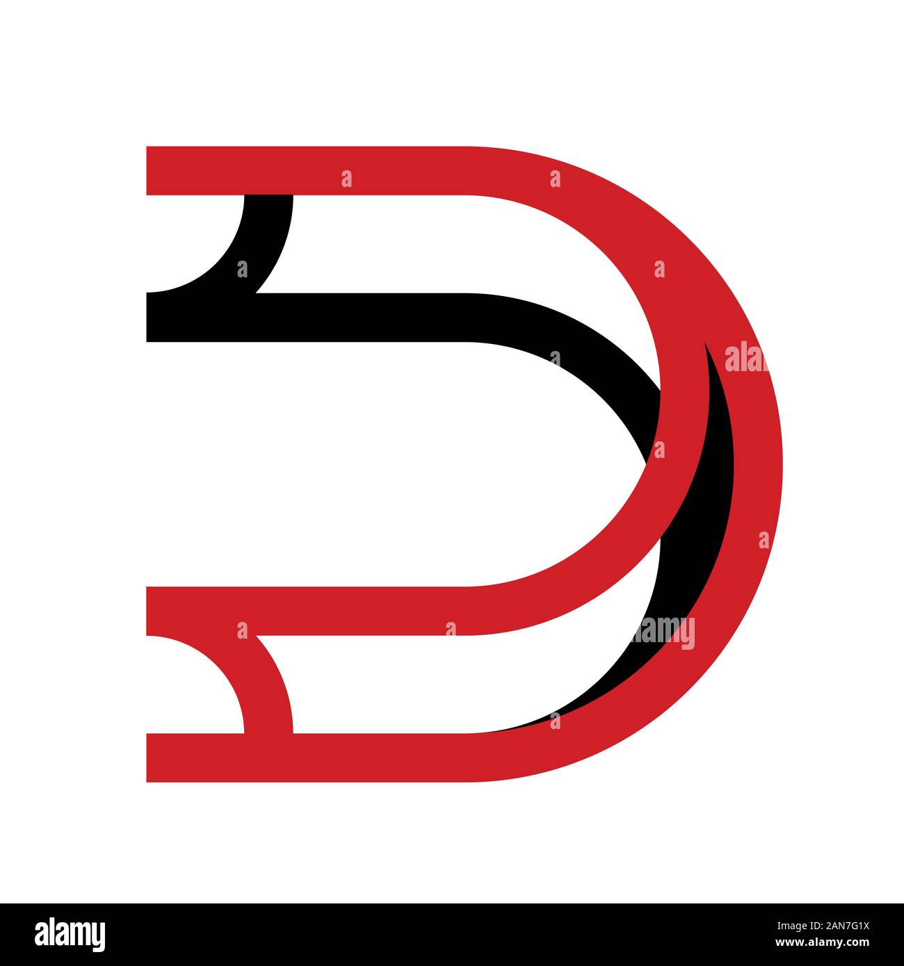 Un logo unico che può aiutare il vostro business a crescere fino Illustrazione Vettoriale