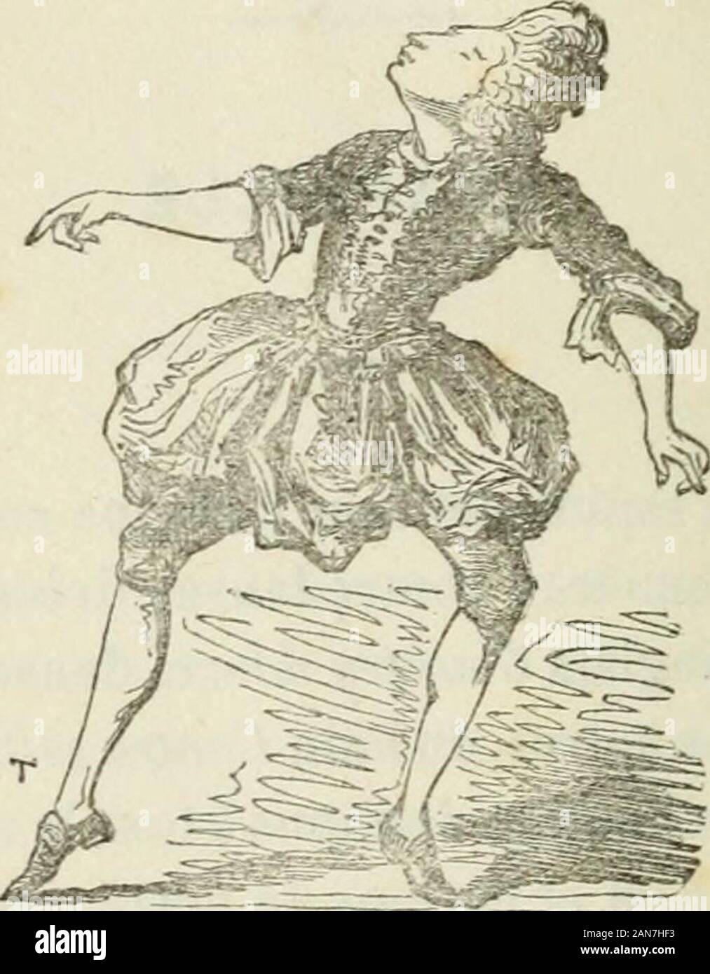 Traité de la danza : contenant la théorie et l'histoire des danses anciennes et modernes, avec toutes les figure les plus nouvelles du cotillon . ns rapidement sur lorigine controverséede nos prime contredanses tirées, selon lesuns, de langlais Countnj danza, danse de villageet, selon les autres, du latin Coîitra saltarcy danserlun contre lautre; donnons à tous la satisfactionquils désirent et parlons de notre quadriglia, mo.qui un définitivement remplacé celui de contre-Danse en exprimant lidée clairement de quatrecouples dansant ensemble. Lassemblage des cinq figure qui constituernotre q Foto Stock