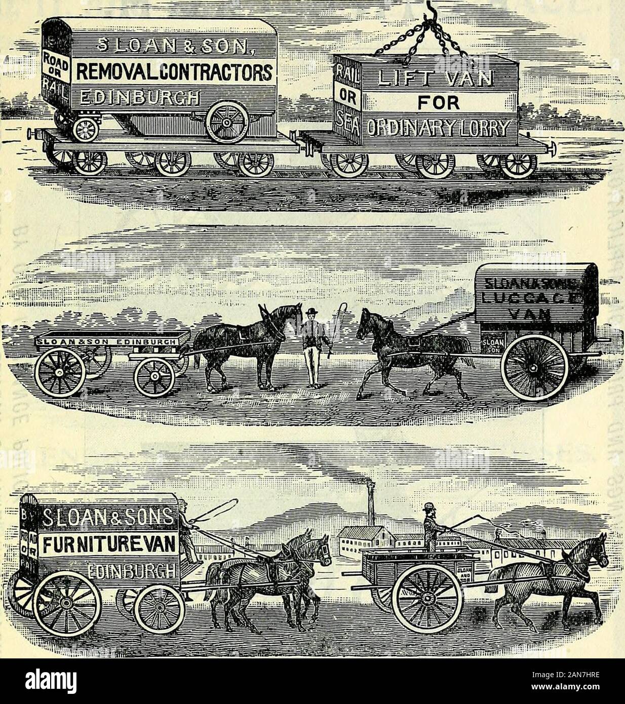 Ufficio postale di Edimburgo e Leith directory . Stime Gratuite (telefono( n. 108. SLOAN & SON LIMITED,. MEAD OFFiCE-49 Broughton Street; 67 Castle Street e Easter Road,Edimburgo. Commercio SUT"¥"mentito. I carri, furgoni, autocarri, carrelli, ecc., per noleggio. YANS LEGGERI PER IL TRASPORTO DI BAGAGLI IN MARE-quarti di balneazione, ecc.di storage eccellente Accoanmoslatlon a BARONY STREET. Ispezione INYITED. Edimburgo e LEITH THOMAS JACKSON & FIGLIO, Coacb Bullbers,EDIMBURGO. i i Foto Stock