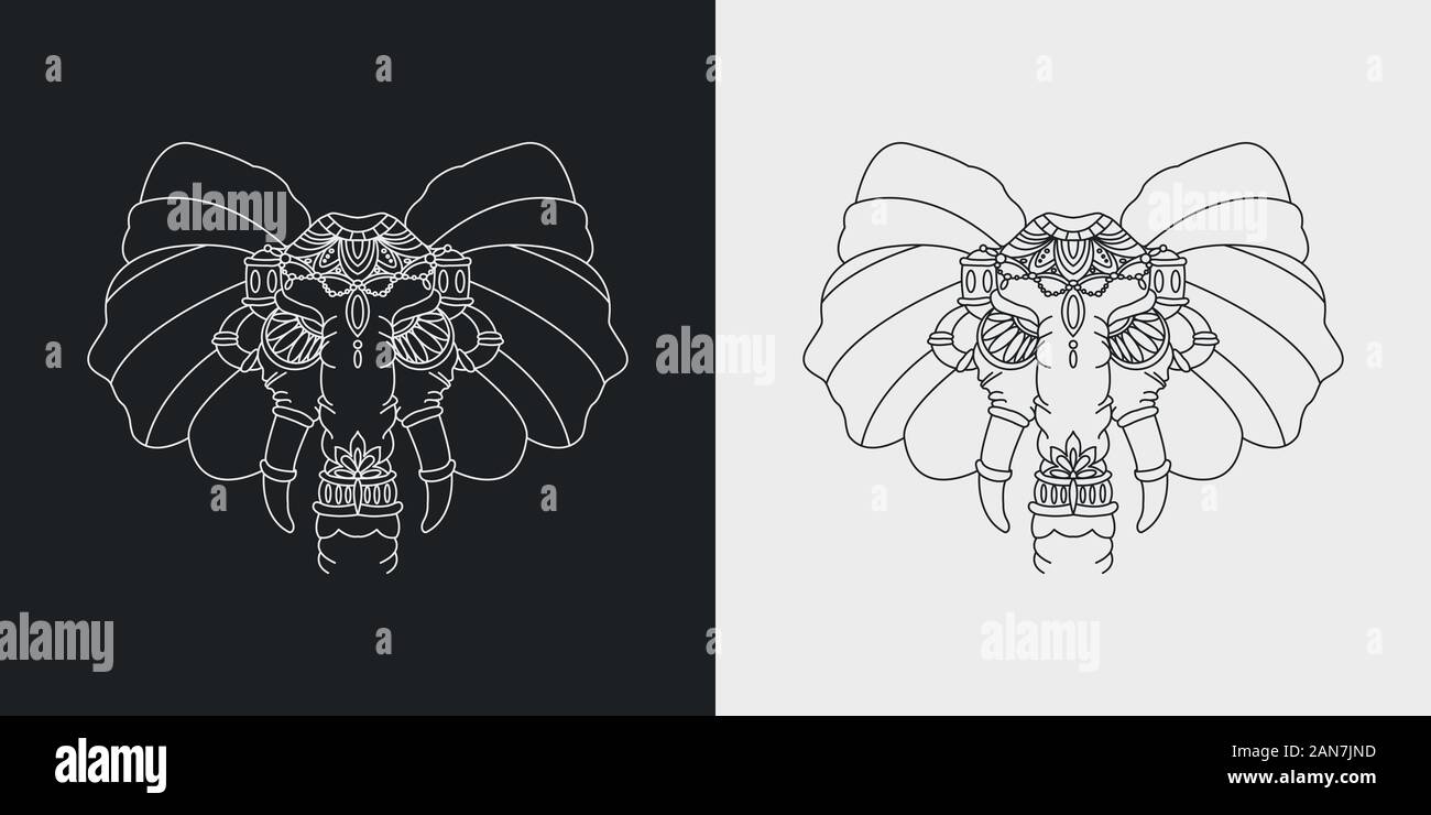 Un logo unico che può aiutare il vostro business a crescere fino Illustrazione Vettoriale