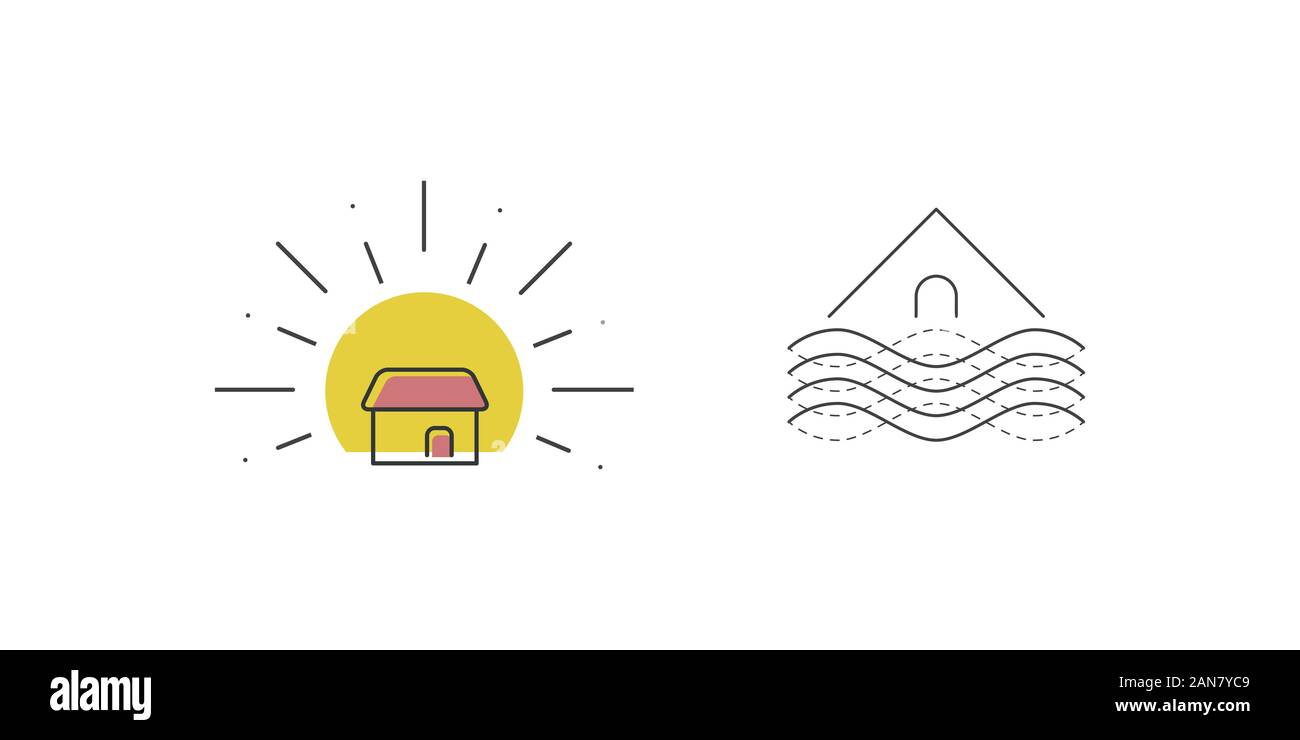 Un logo unico che può aiutare il vostro business a crescere fino Illustrazione Vettoriale