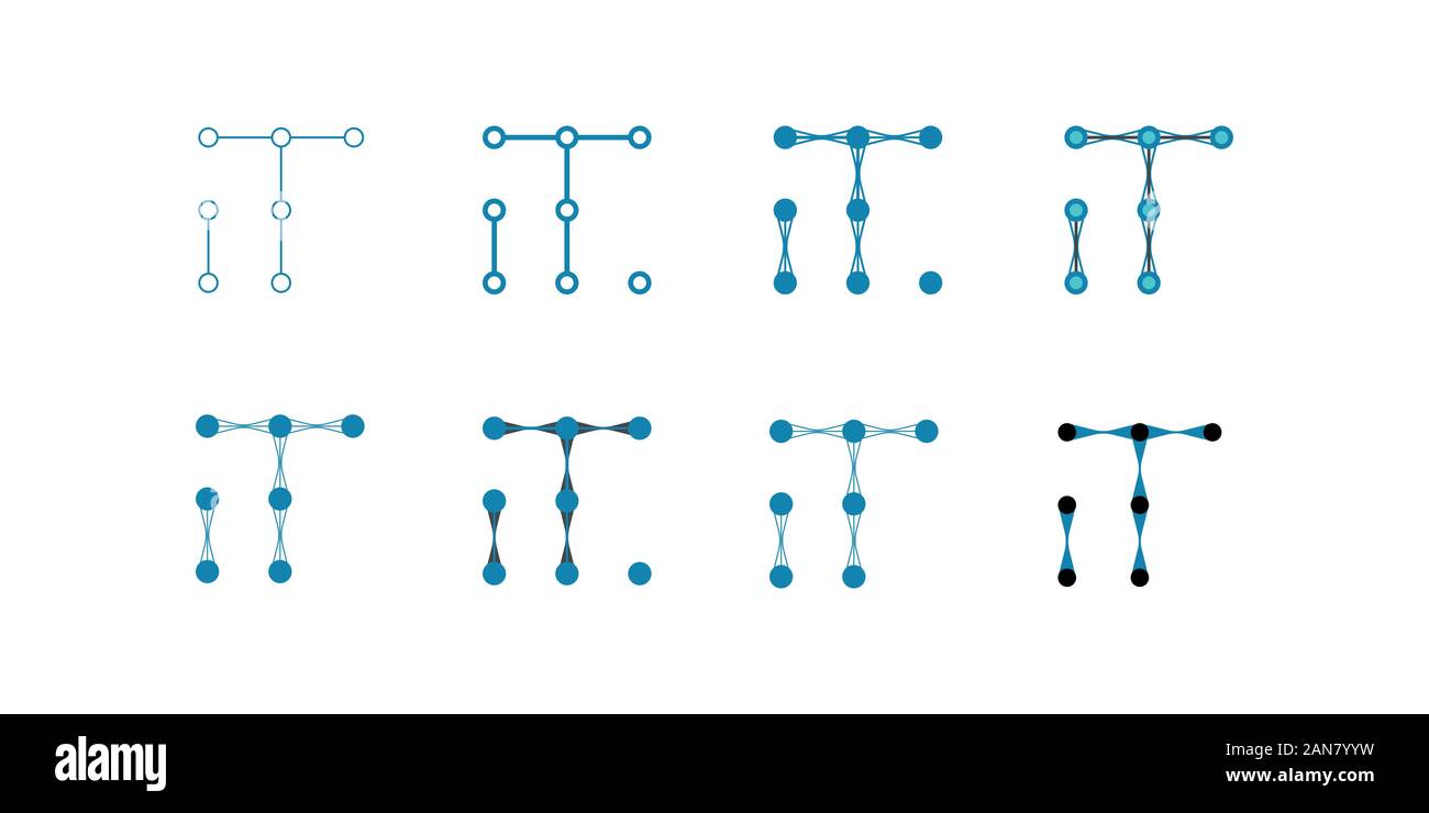 Un logo unico che può aiutare il vostro business a crescere fino Illustrazione Vettoriale