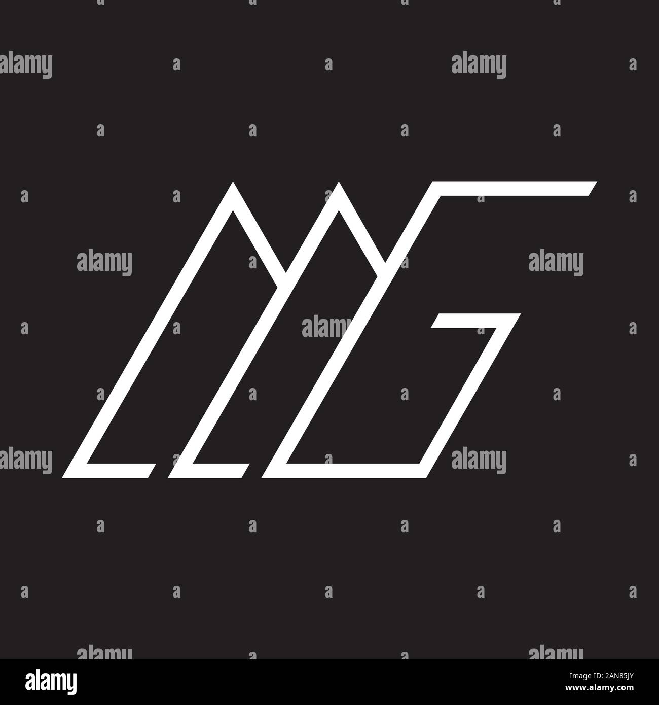 Un logo unico che può aiutare il vostro business a crescere fino Illustrazione Vettoriale