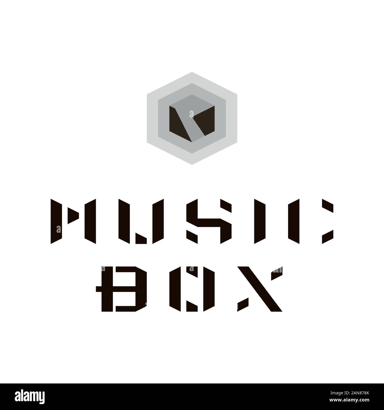 Un logo unico che può aiutare il vostro business a crescere fino Illustrazione Vettoriale