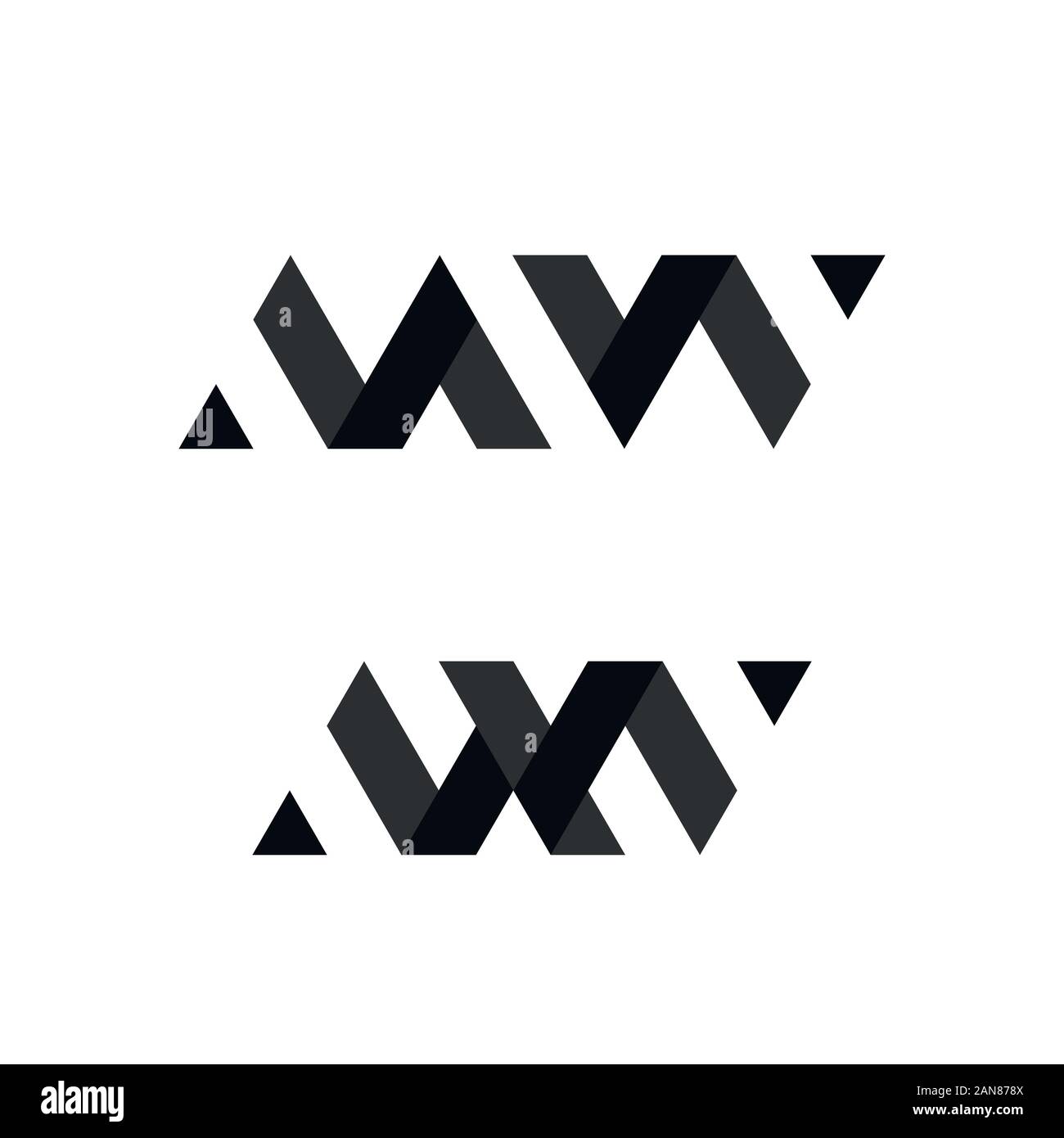 Un logo unico che può aiutare il vostro business a crescere fino Illustrazione Vettoriale