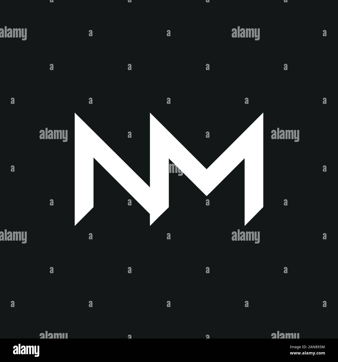 Un logo unico che può aiutare il vostro business a crescere fino Illustrazione Vettoriale