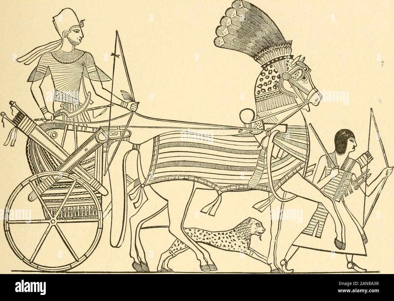 Il ragazzo e ragazza Erodoto; essendo parti di storia di Erodoto . Dario aveva uno sposo, un accorto uomo, il cui nome era CEbares,per cui, quando il gruppo aveva rotto, Dario detto :• CEbares, abbiamo determinato che colui il cui cavallo deve neighfirst all'alba, quando noi stessi sono montati, è avere thekingdom. Ora, se avete qualsiasi ingegno, escogitare che mi mayobtain questo onore, e non di un altro. CEbares risposto : Se sir,dipende da questo, se si deve essere re o non, mantenere yourspirits ; per nessun altro deve essere re prima di voi ; so un trickthat lo renderà neigh. All'alba Foto Stock