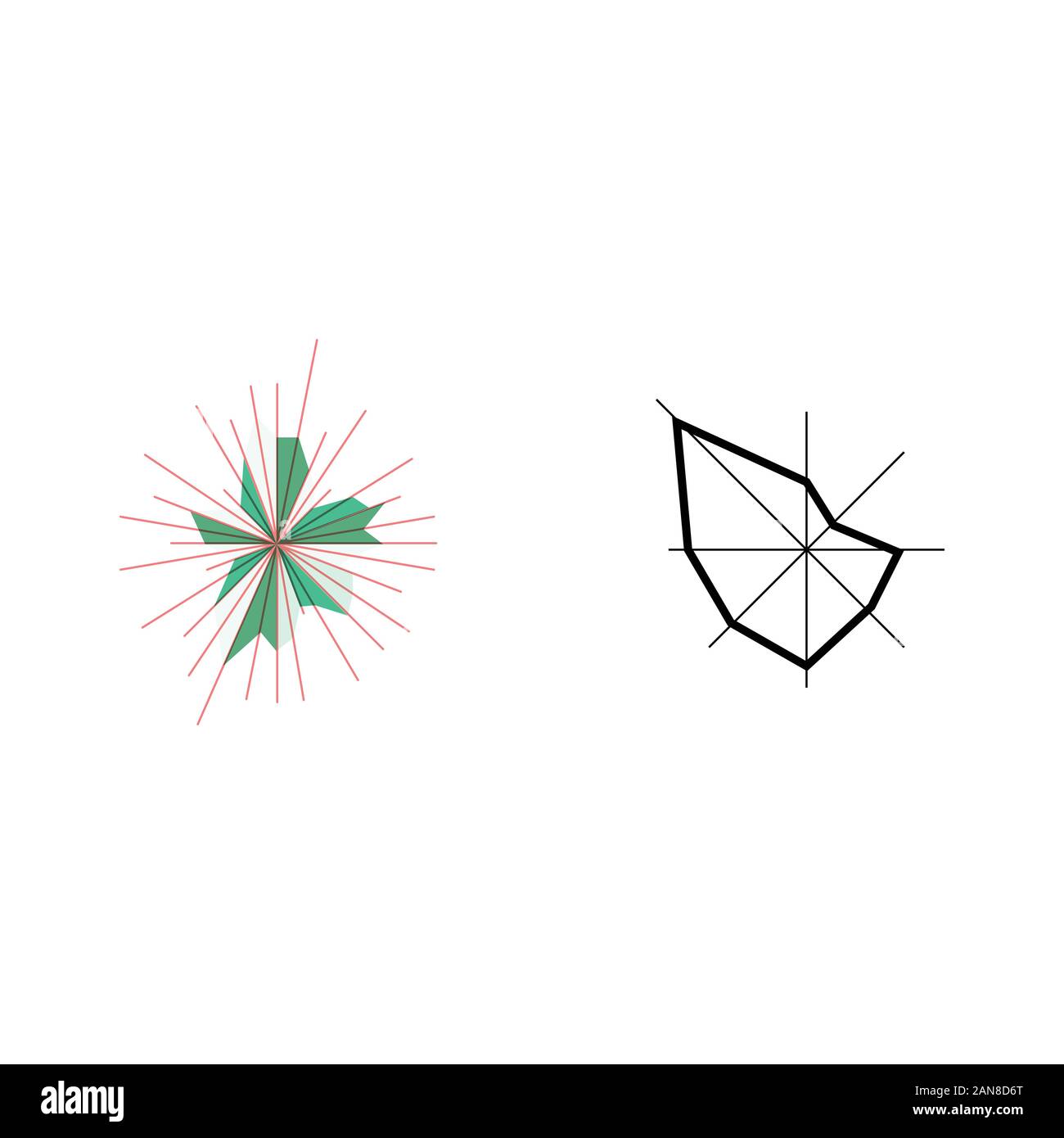 Un logo unico che può aiutare il vostro business a crescere fino Illustrazione Vettoriale