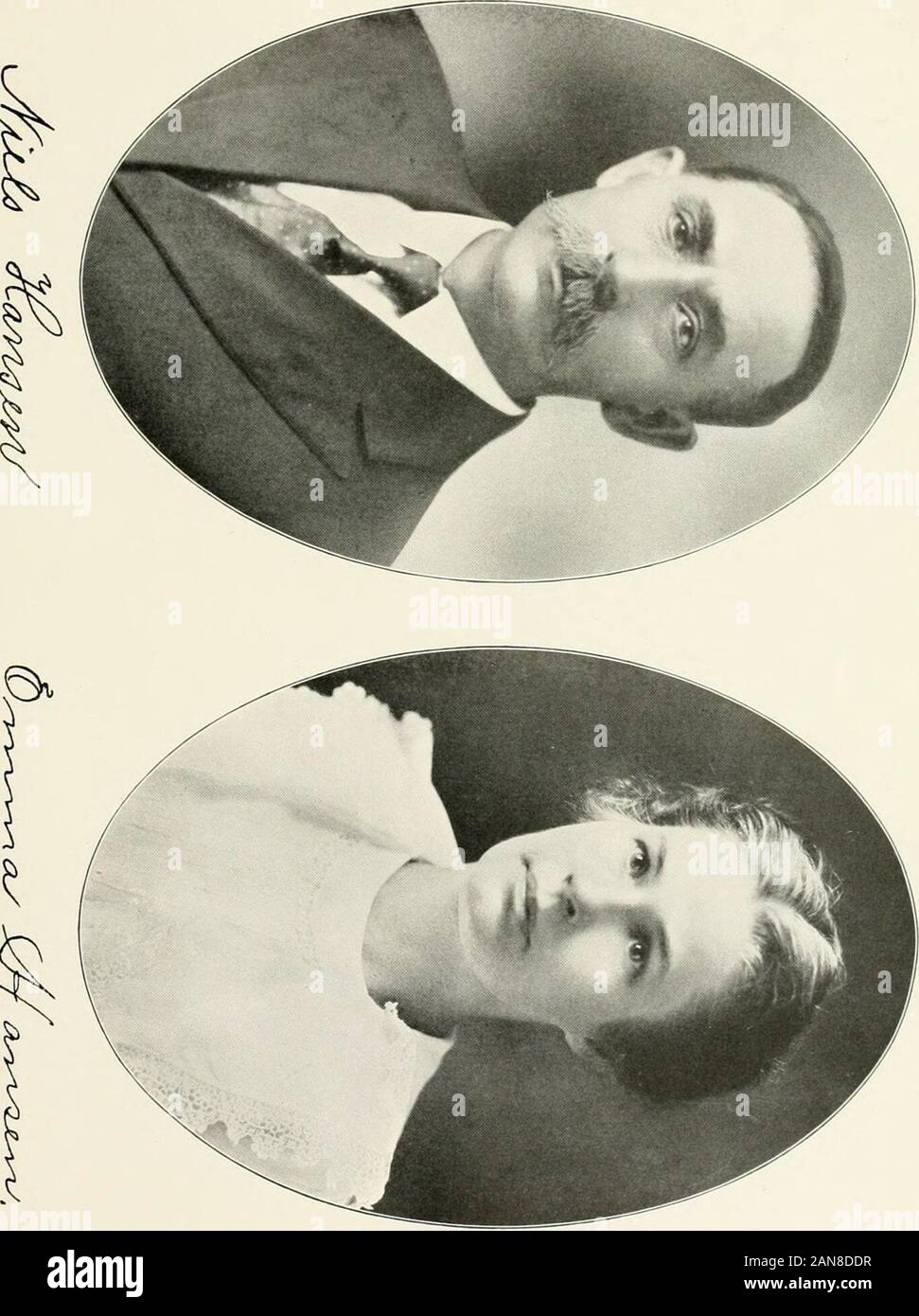 La storia di Fresno County, California, con biografie dei leader di uomini e donne della contea che sono state identificate con la sua crescita e il suo sviluppo dai primi giorni la presente . Hazel Dell, Iowa, e un daugh-ter del P. N. Christensen. Il ben noto e di successo del viticoltore theMadison distretto, uno schizzo della cui vita sarà trovato su un'altra pagina di questo volume. Mt. e la Sig.ra Niels Hansen sono i genitori felici di cinque chil-dren : Agnes, un laureato di una scuola a Lodi e ora attendingUnion Pacific College di St. Helena; Katie e Laura stanno frequentando theFres Foto Stock