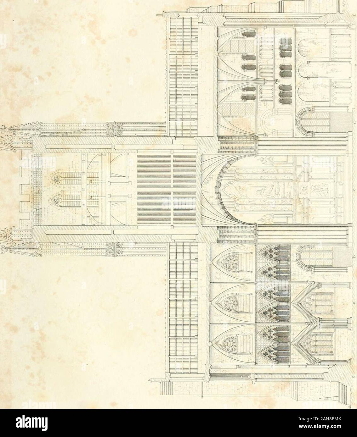 La storia e le antichità della chiesa cattedrale di Hereford : illustrato con una serie di incisioni di vedute, elevazioni e i piani di questo edificio con aneddoti biografici di eminenti persone collegate con la costituzione . ,/Aw1 V | Af/A 111! - :-- ; . . COMEARTMETTT DI CSBDHa.XSXEELIOB- & XETXEBXCvR, H. fiXDXE .-Lan-: ....???? BO J Le Ktux fc ? .Rr-^rrmr. Foto Stock