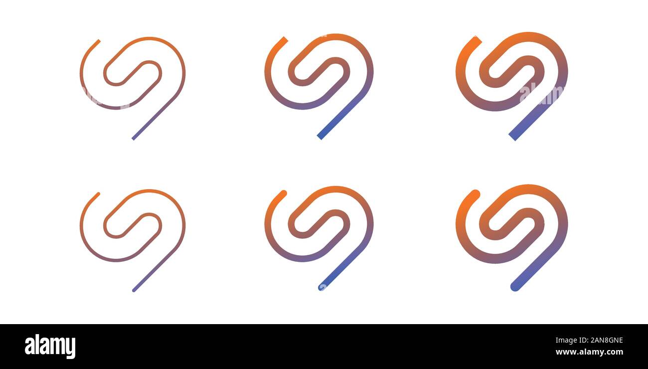 Un logo unico che può aiutare il vostro business a crescere fino Illustrazione Vettoriale