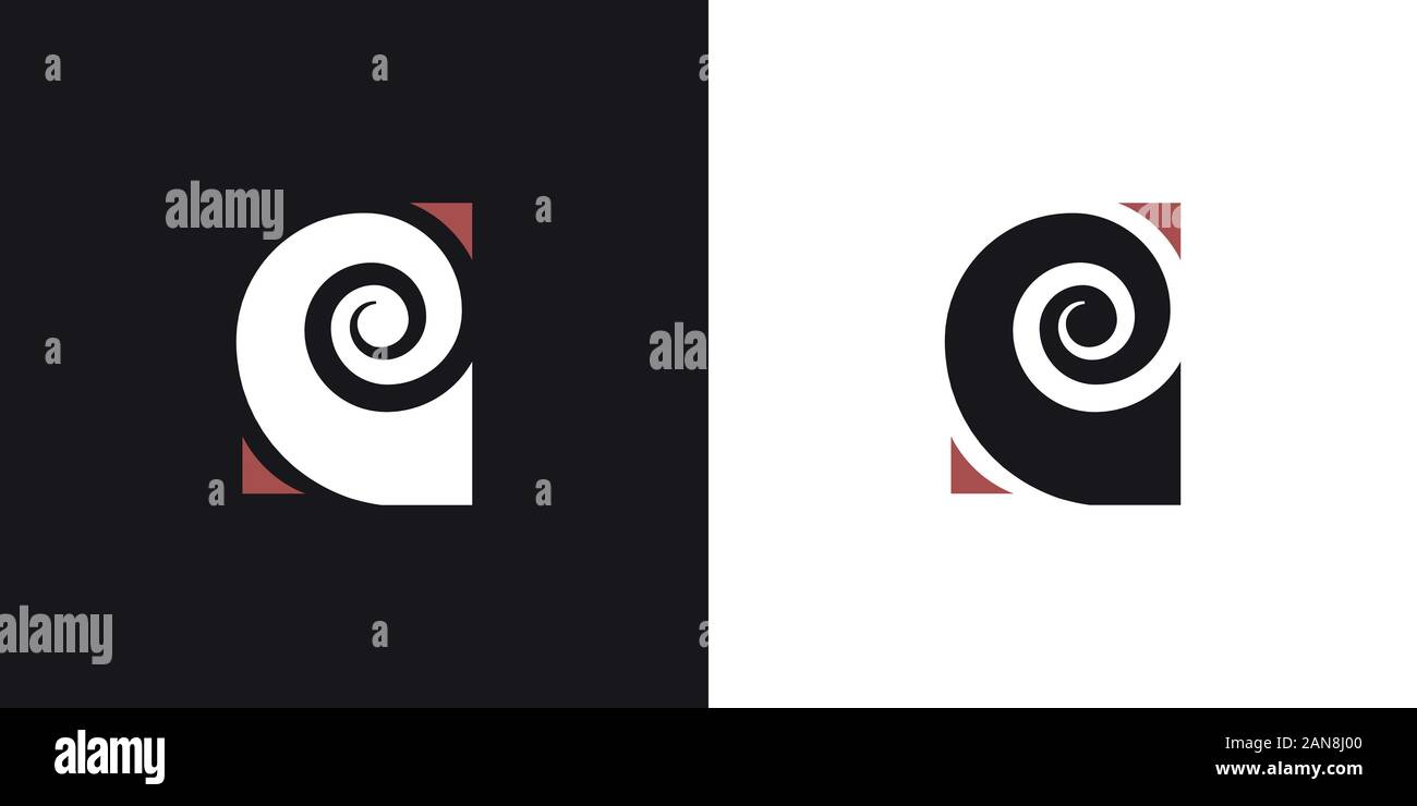 Un logo unico che può aiutare il vostro business a crescere fino Illustrazione Vettoriale