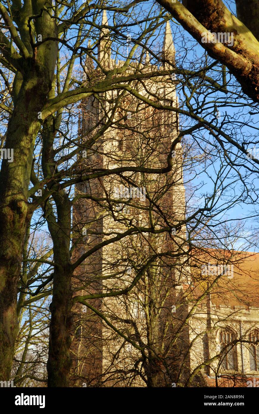 Chiesa di Santa Maria, Portsmouth, Hampshire, Gran Bretagna. Foto Stock